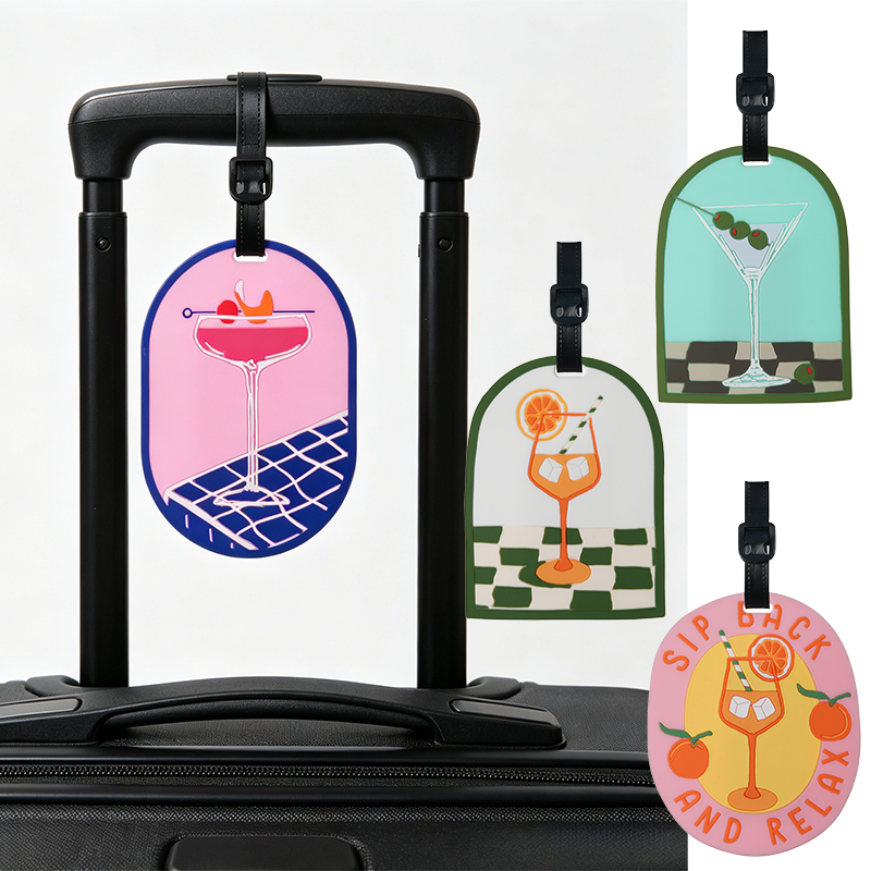 Men'S Vacation Accessories - ป้ายติดกระเป๋าเดินทาง ป้ายระบุชื่อกระเป๋าเดินทาง ป้ายป้องกันข้อมูลส่วนตัว อุปกรณ์เสริมสำหรับการเดินทาง ของจำเป็นสำหรับการเดินทางสำหรับผู้หญิงและผู้ชาย