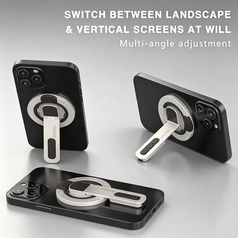 Men'S Accessories Holder - ที่วางโทรศัพท์แบบแม่เหล็กสองด้าน หมุนได้ ใช้เป็นขาตั้งโทรศัพท์ได้หลายฟังก์ชั่น สำหรับ iPhone 17