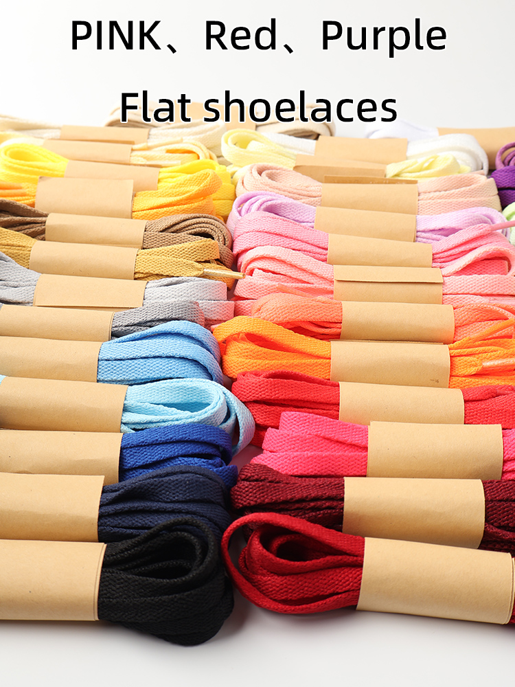 Men'S Accessories Nike - HIBERNI แบนกว้าง shoelaces รองเท้าผ้าใบผู้หญิงรองเท้าผ้าใบชายสีชมพูสีแดง 100/120/140/160 ซม.สําหรับ