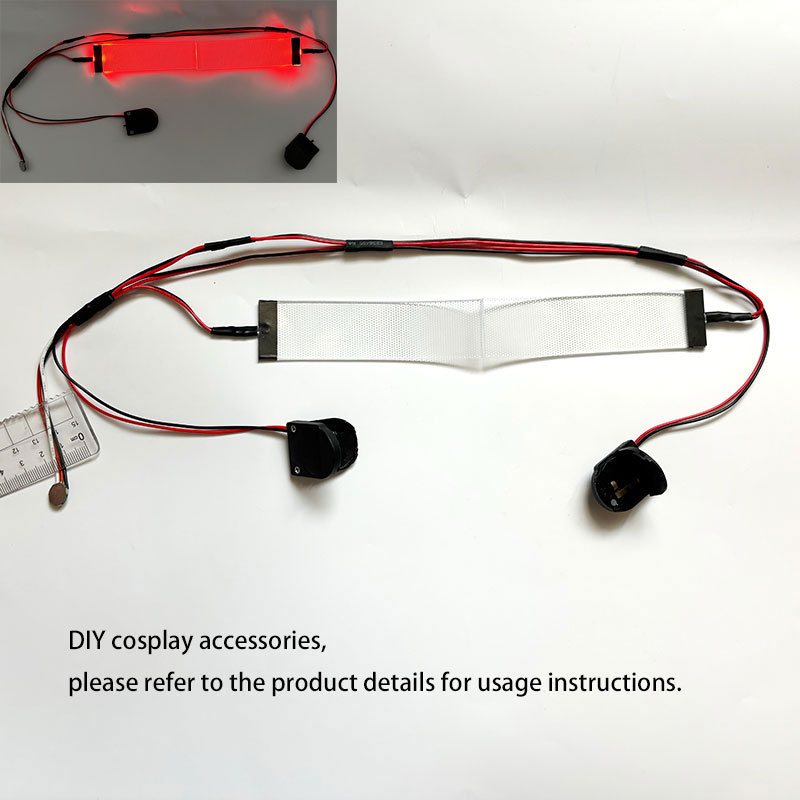 X Men Accessories - สีแดงยืดหยุ่น Bendable DIY LED Eyes ชุดคอสเพลย์สําหรับ