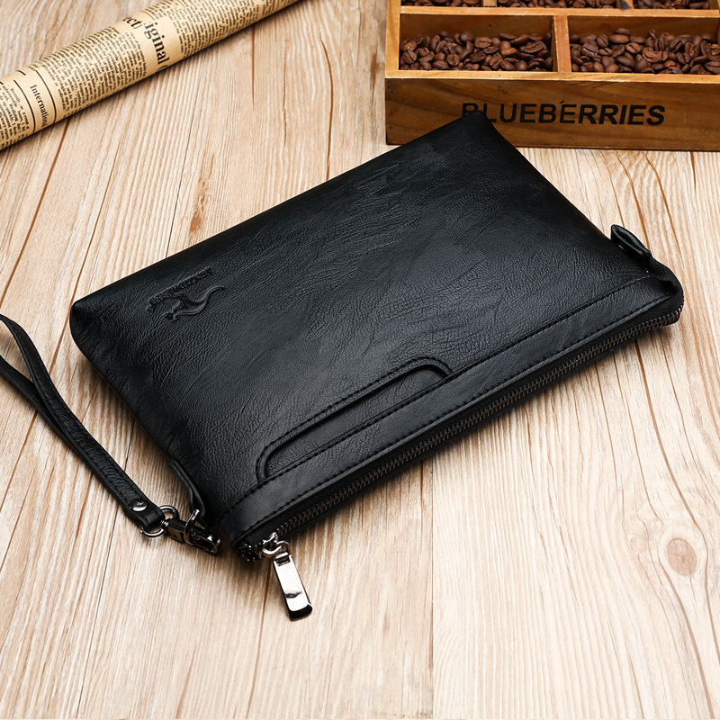 Men'S Accessories Rack - กระเป๋าคลัทช์ผู้ชาย ดีไซน์แบรนด์เนม หนัง PU คุณภาพพรีเมียม กระเป๋าสตางค์ธุรกิจลำลองอเนกประสงค์