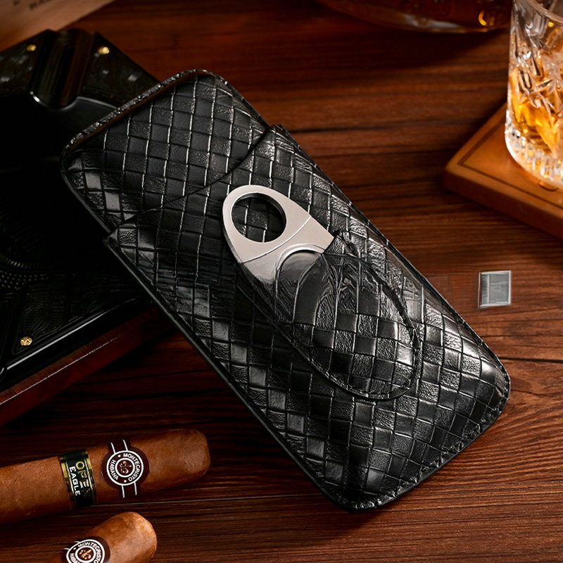 ชุดของขวัญกล่องเก็บซิการ์หนัง  - Cigar Cutter Set บทวิจารณ์และราคา