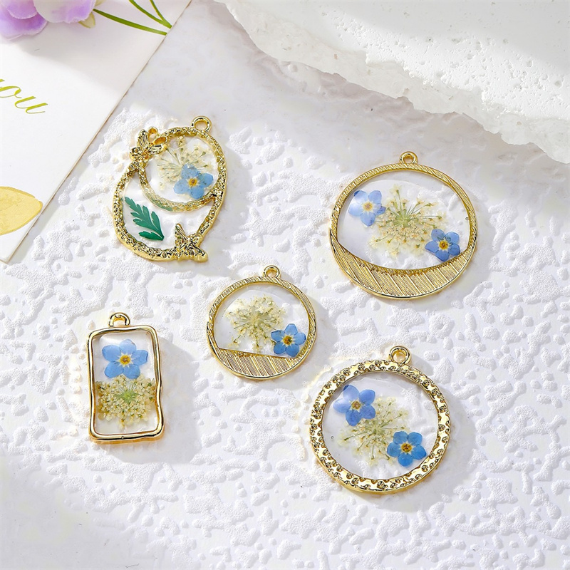 ลูกปัดโลหะรูปทรงหยดน้ำ ลายดอกไ - Men Accessories Locket บทวิจารณ์และราคา