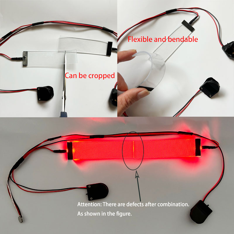สีแดงยืดหยุ่น Bendable DIY LED - X Men Accessories บทวิจารณ์และราคา
