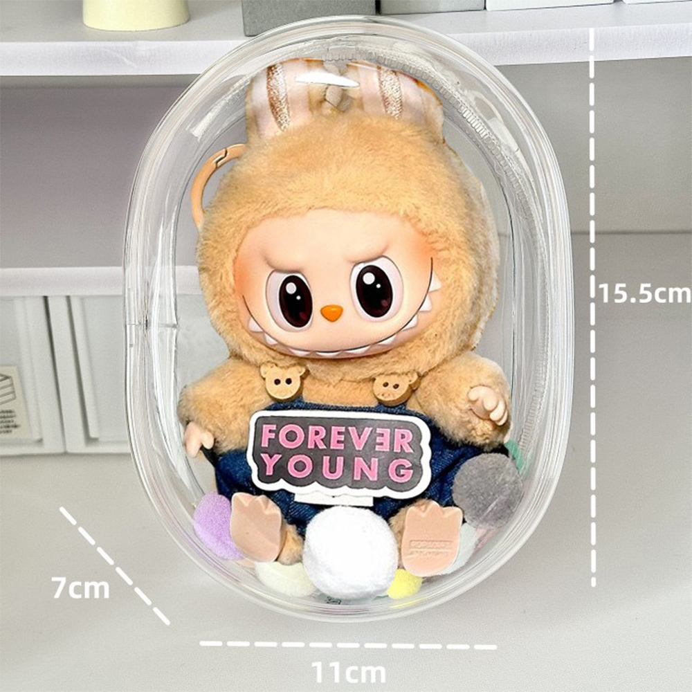 ตุ๊กตา Labubu ตุ๊กตาโปร่งใสป้อ - Men'S Accessories Rack บทวิจารณ์และราคา