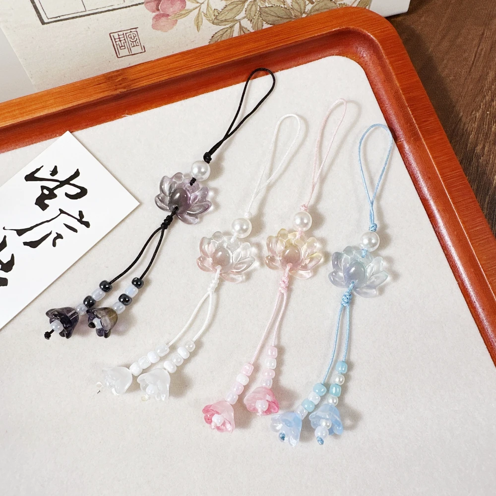พวงกุญแจลูกปัดรูปดอกบัวสไตล์จี - Men Accessories Ethnic บทวิจารณ์และราคา