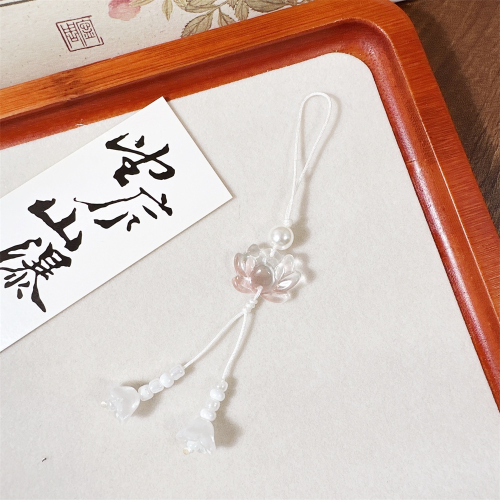 พวงกุญแจลูกปัดลายดอกบัวสไตล์จี - Men Accessories Ethnic บทวิจารณ์และราคา