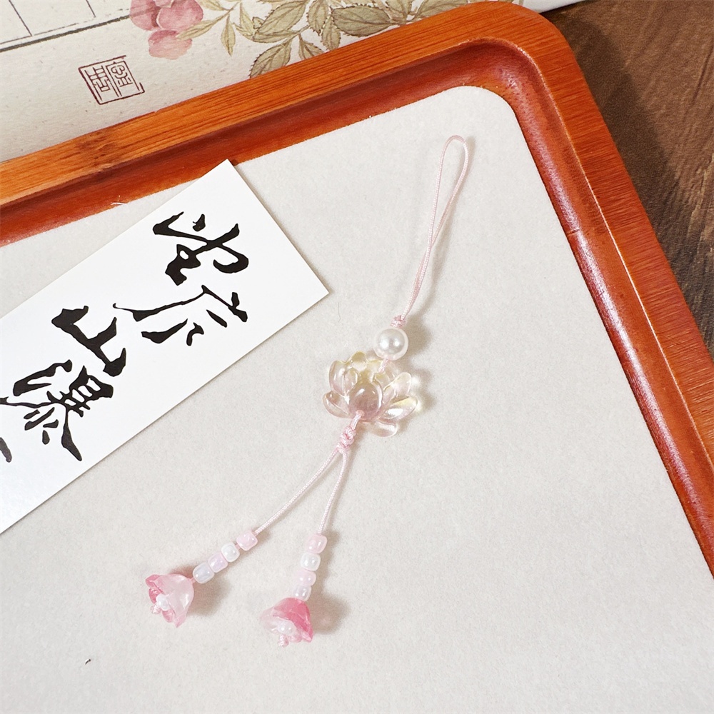 พวงกุญแจลูกปัดลายดอกบัวสไตล์จี - Men Accessories Ethnic บทวิจารณ์และราคา