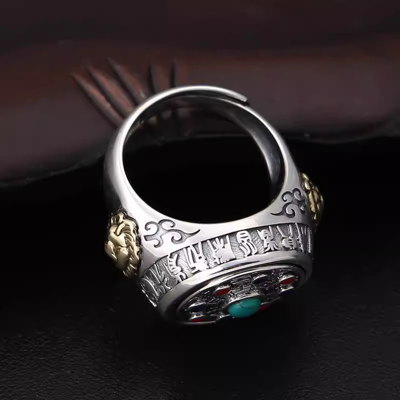 แหวนเคลือบสีสไตล์ชาติพันธุ์ เค - Men Accessories Ethnic บทวิจารณ์และราคา